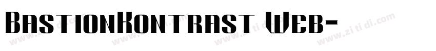 BastionKontrast Web字体转换